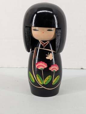 Vintage Sosaku Japanese Kokeshi Doll by Kunio Miyagawa 5"